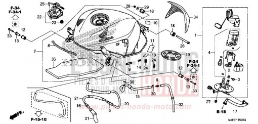 FUEL TANK CB650FAH de 2017